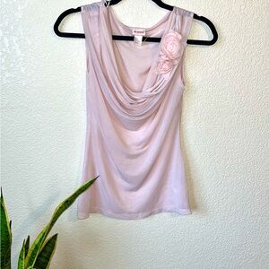 H&M Elegant Pink Sleeveless Top